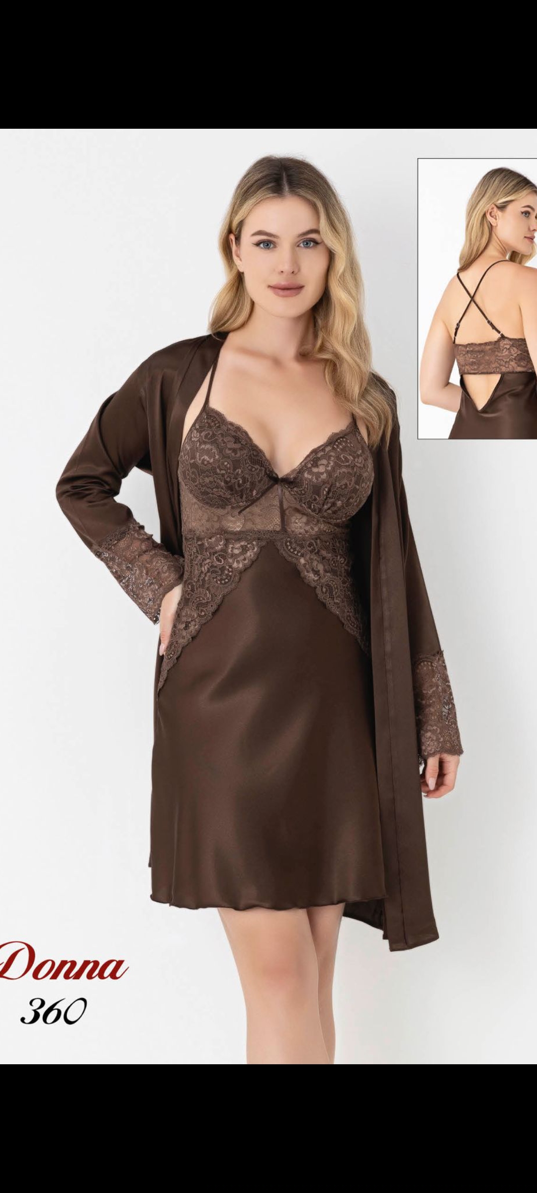 360 gecelik, sabahlık 2li takım